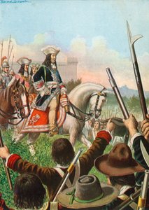 Declaration of War between Piedmont and France Being Received with Joy by Subjects of Victor Amadeus by Tancredi Scarpelli