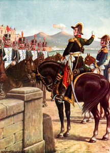 Guglielmo Pepe on the Ponte della Maddalena in Naples by Tancredi Scarpelli