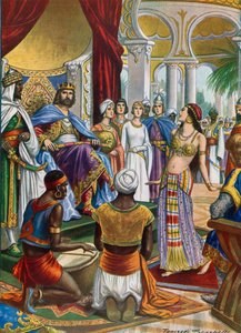 Roger II of Sicily Who Surrounded Himself with Oriental Splendour by Tancredi Scarpelli
