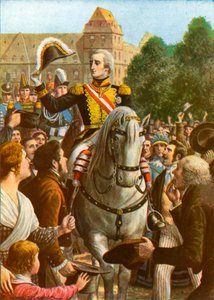 The Return of Vittorio Emmanuel I to Turin by Tancredi Scarpelli