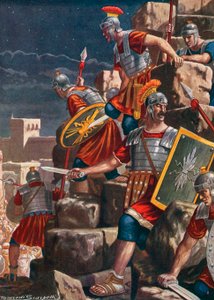 The taking of Jerusalem by the Romans under the direction of Titus by Tancredi Scarpelli