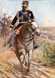Victor Emmanuel reviews the troops for the Crimean War by Tancredi Scarpelli