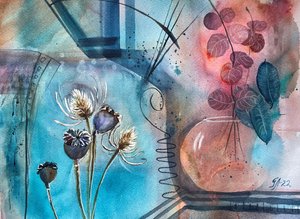 Abstract Botanical Serenity