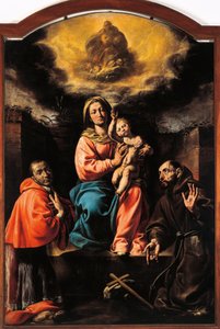 Madonna and Child with Saint Francis and Saint Charles