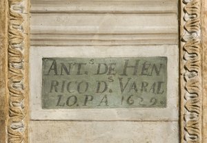 Signature of the Artist, Chapel of the Guardian Angel by Tanzio da Varallo