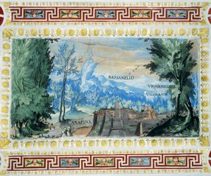 View of Canepina by Tarquinio Ligustri