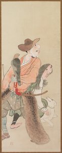 Genre Figures, c. 1816 by Tatabe Socho