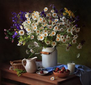 Country Summer Still Life by Tatyana Skorokhod