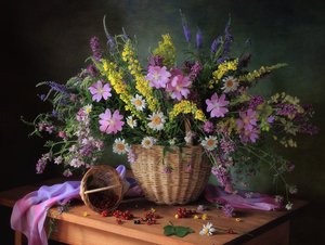 Rustic Summer Bouquet by Tatyana Skorokhod