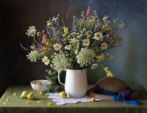 Rustic Wildflower Bouquet by Tatyana Skorokhod