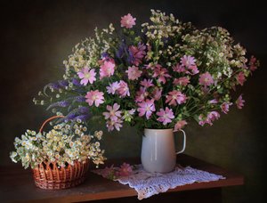 Rustic Wildflower Bouquets by Tatyana Skorokhod