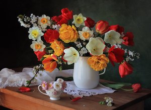 Vibrant Spring Bouquet by Tatyana Skorokhod