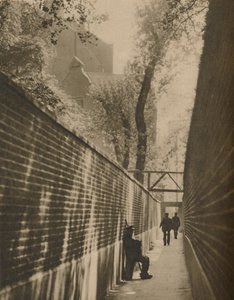 In Lansdowne Passage, Where a Highwayman Once Galloped for His Life, c. 1935 by Taylor