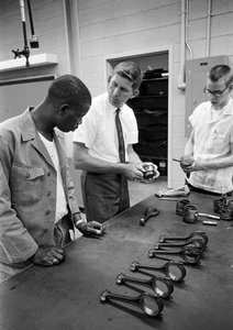 Automobile Mechanics Training at North Carolina Industrial Training Centers in 1965 by Ted Spiegel