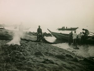 The Return of the Japanese Fishermen, circa 1900 - 1915 by Teijiro Takagi
