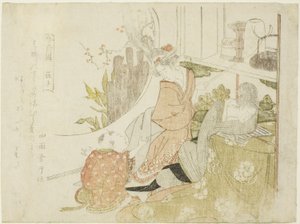 Zhuangzi, from the series "Shunshoku ressenkyo"