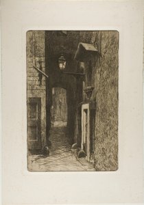 Via dei Cavalieri by Telemaco Signorini