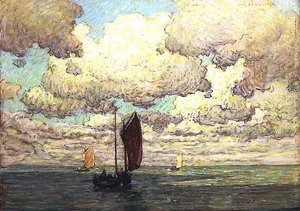 Clouds and Boats by Terrick Williams