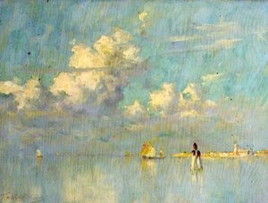 Clouds and Still Water, Venice by Terrick Williams