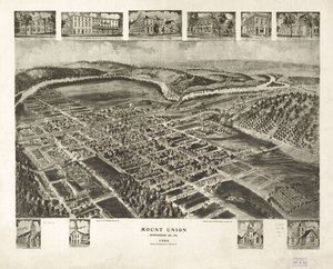 Mount Union, Huntingdon Co. by Thaddeus Mortimer Fowler