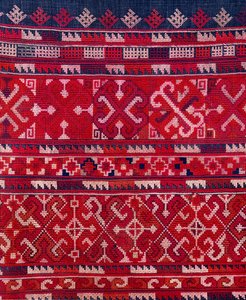 Yao tribe fabric, northern Thailand