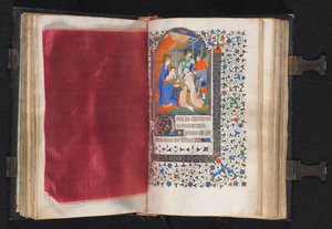 Book of Hours Use of Paris: Fol. 66v, Decorated Border by The Bedford Master