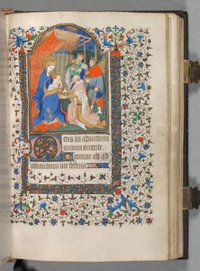 Book of Hours Use of Paris: Fol. 67r, Adoration of the Magi by The Bedford Master