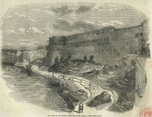 The Fort of Allahabad from the River Jumna by The Illustrated London News