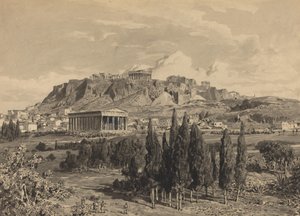 Temple of Hephaestus by Themistocles von Eckenbrecher