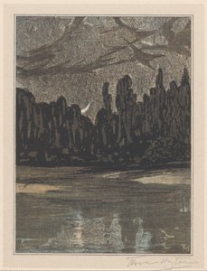 Nocturnal Landscape with Migratory Birds
