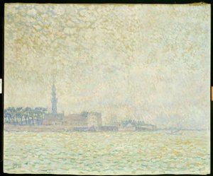 A View of Veere, Misty Morning, 1906