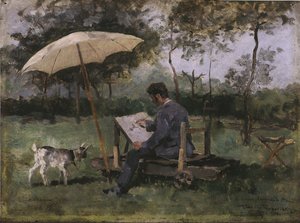 Armand Heins Painting by Théo van Rysselberghe