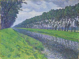 Canal in Flanders by Théo van Rysselberghe