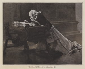 Pope Leo XIII (litho) by Theobald (after) Chartran