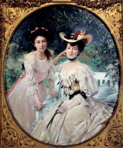 Portrait of Madame Collas and Her Daughter