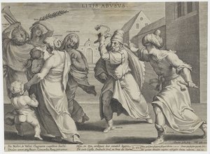Egoism Threatens Virtues by Theodoor Galle