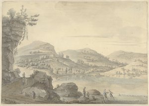 Chinese Fantasy Landscape by Theodoor Wilkens (possibly)