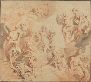 Antwerp Blessed with Abundance by Theodoor van Thulden