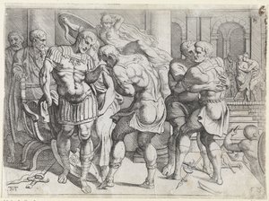 Reconciliation between Odysseus and the Ithacan rebels