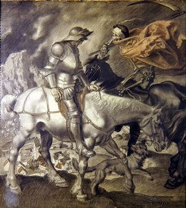 Knight Approached by Death