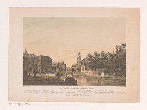 Deventer Wood Market and Muidergracht in Amsterdam by Theodor Brüggemann