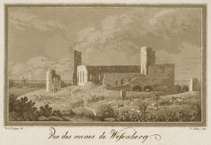 View of Ruins of Rakvere Castle by Theodor Gehlhaar