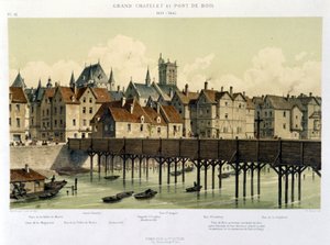 Le Grand Châtelet and the Wooden Bridge (1621-1643) - in 