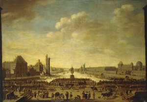 A View of Paris from the Point de la Cite by Theodor Matham