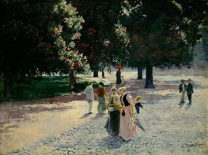 At the Edge of the Park by Theodor Matthei