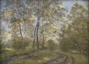 A River near Meilgard Manor, Jutland by Theodor Philipsen