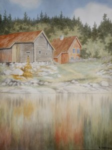 From Gopledal in Farris by Theodor Kittelsen
