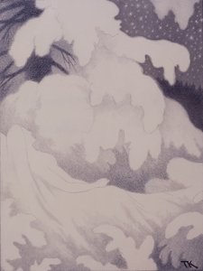 Sleeping woman in pearls and linen by Theodor Kittelsen