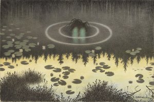 The Water Sprite by Theodor Kittelsen