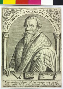 Christoph Hardesheim by Theodor de Bry